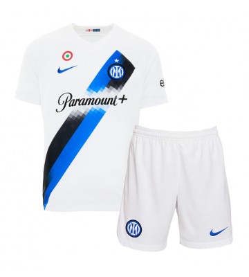 Inter Milan Replica Away Stadium Kit for Kids 2023-24 Short Sleeve (+ pants)